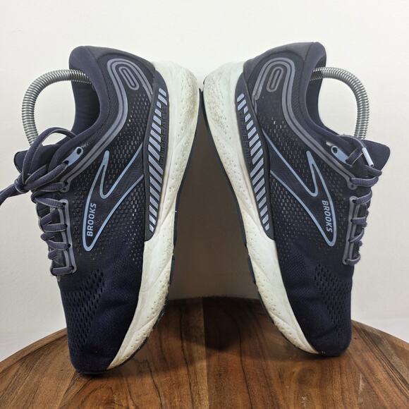 Brooks Beast GTS 23 Peacoat White Mens Navy Blue Size 8 2E Wide Running Shoes main image 8
